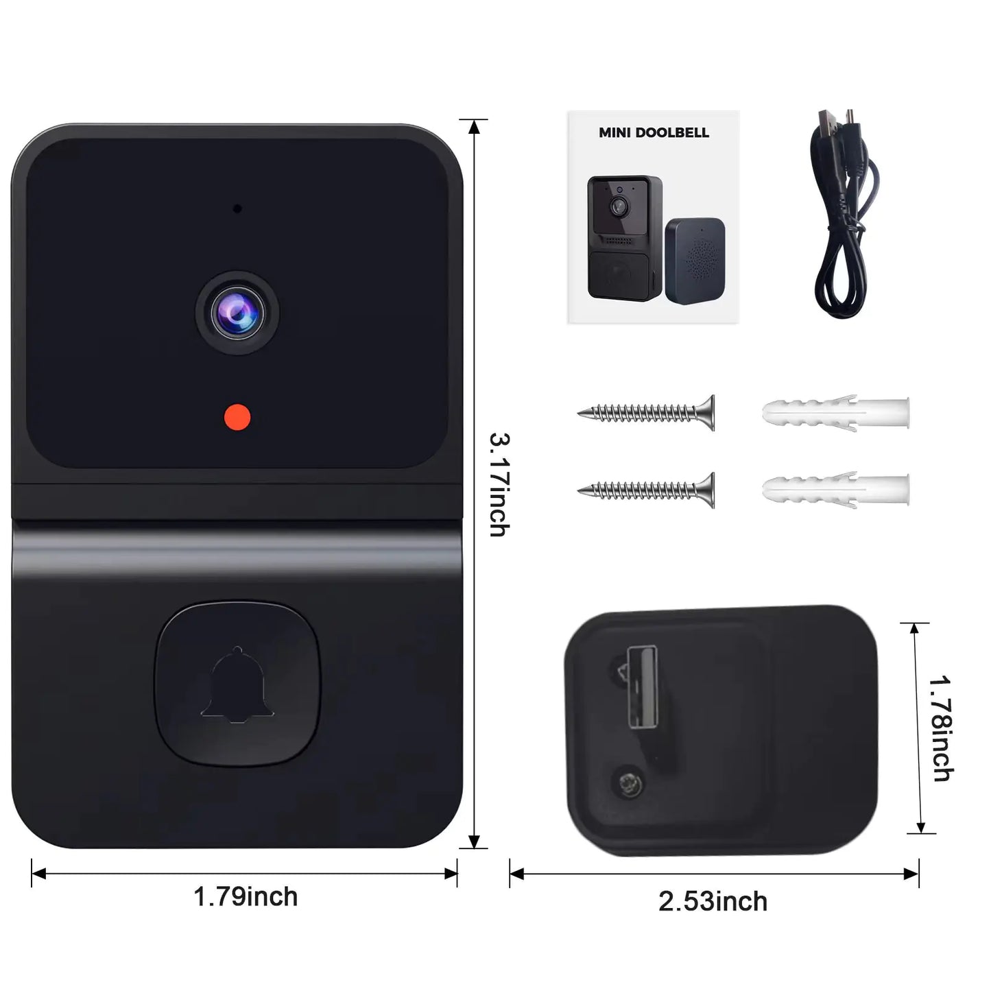 Elegant Wireless Security Doorbell