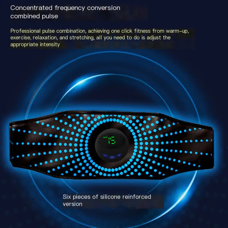 Upgraded Silicone Fitness Belt for Abdominal Exercise