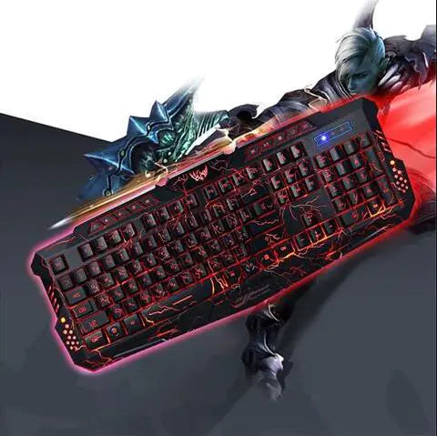 Gaming Keyboard with LED Backlighting